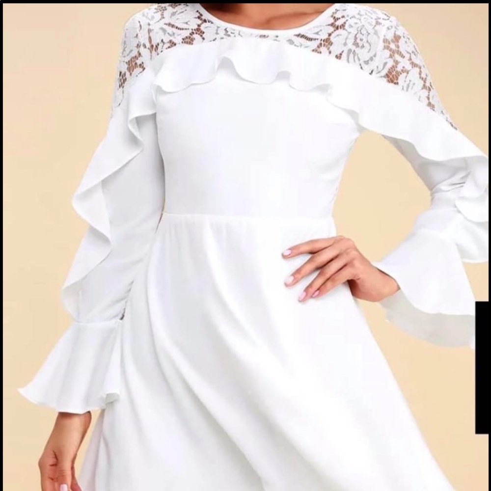 Lulu’s white dress
